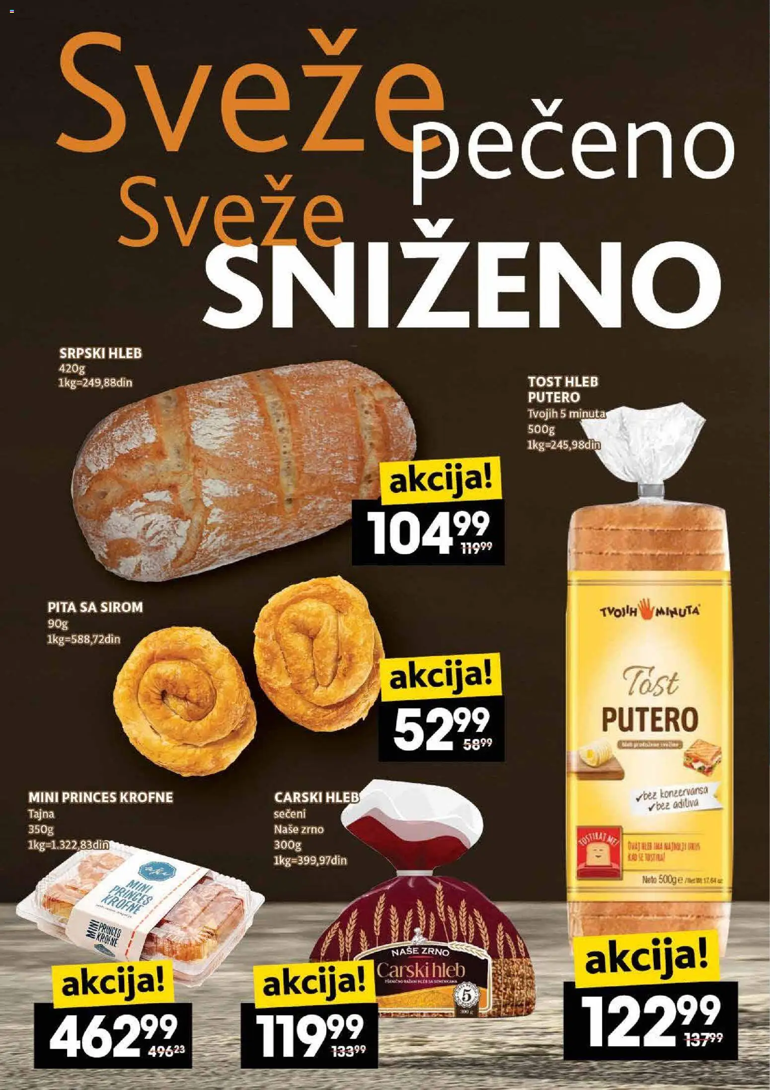 Idea katalog - važi od 20.11.2025 | Strana: 12 | Proizvode: Tost hleb, Pita, Hleb