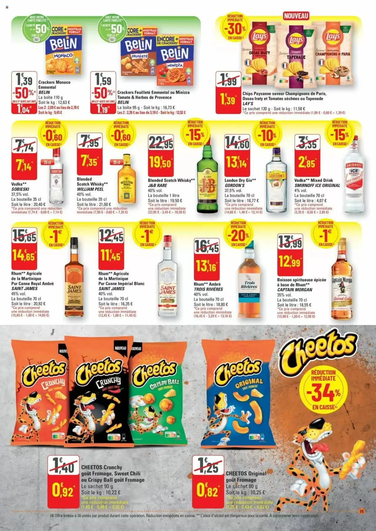  | Page: 15 | Produits: Crackers, Herbes de provence, Fromage, Chips