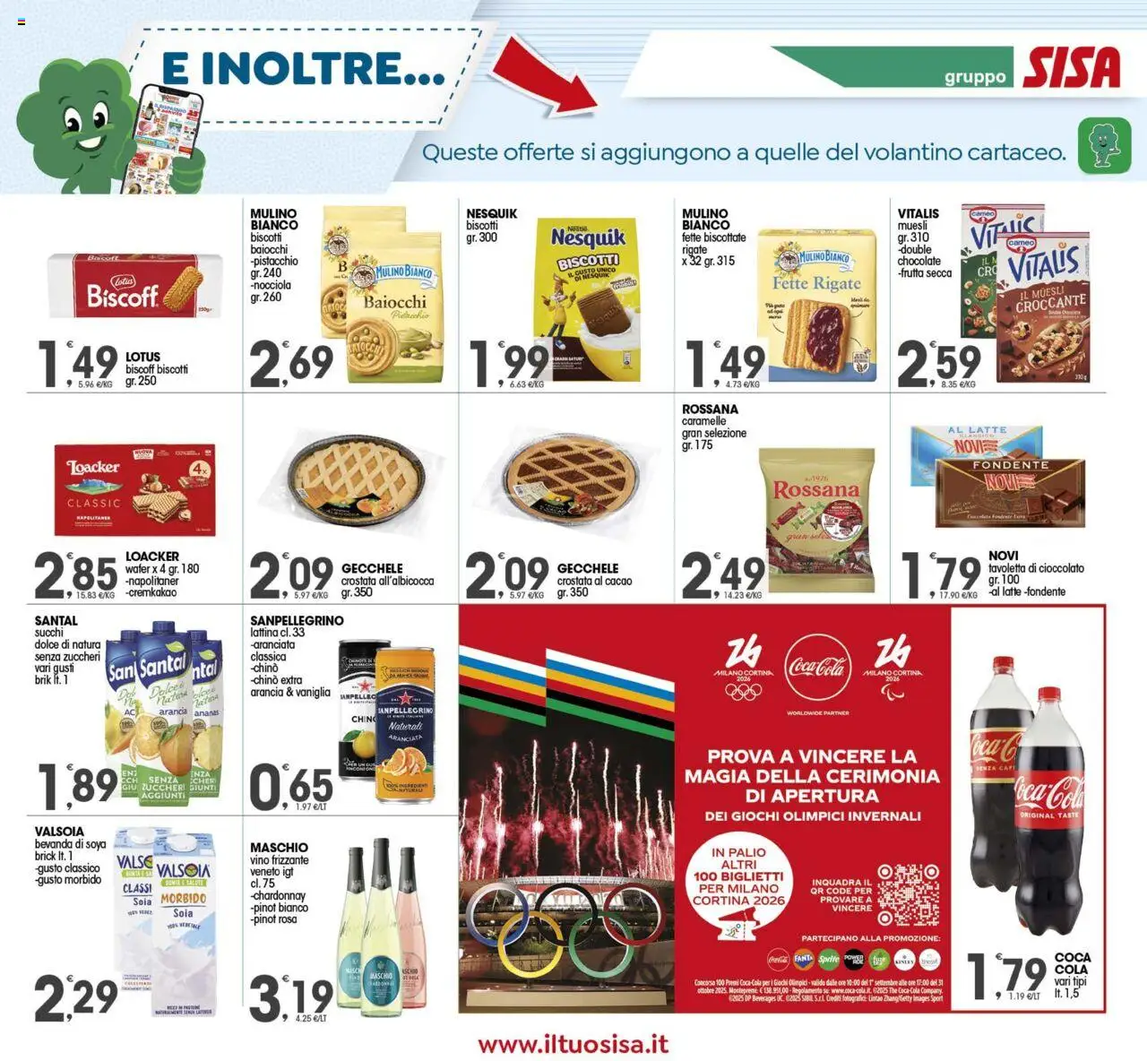 Volantino SISA del 23.09.2025 | Pagina: 13 | Prodotti: Latte, Vino, Fanta, Cacao