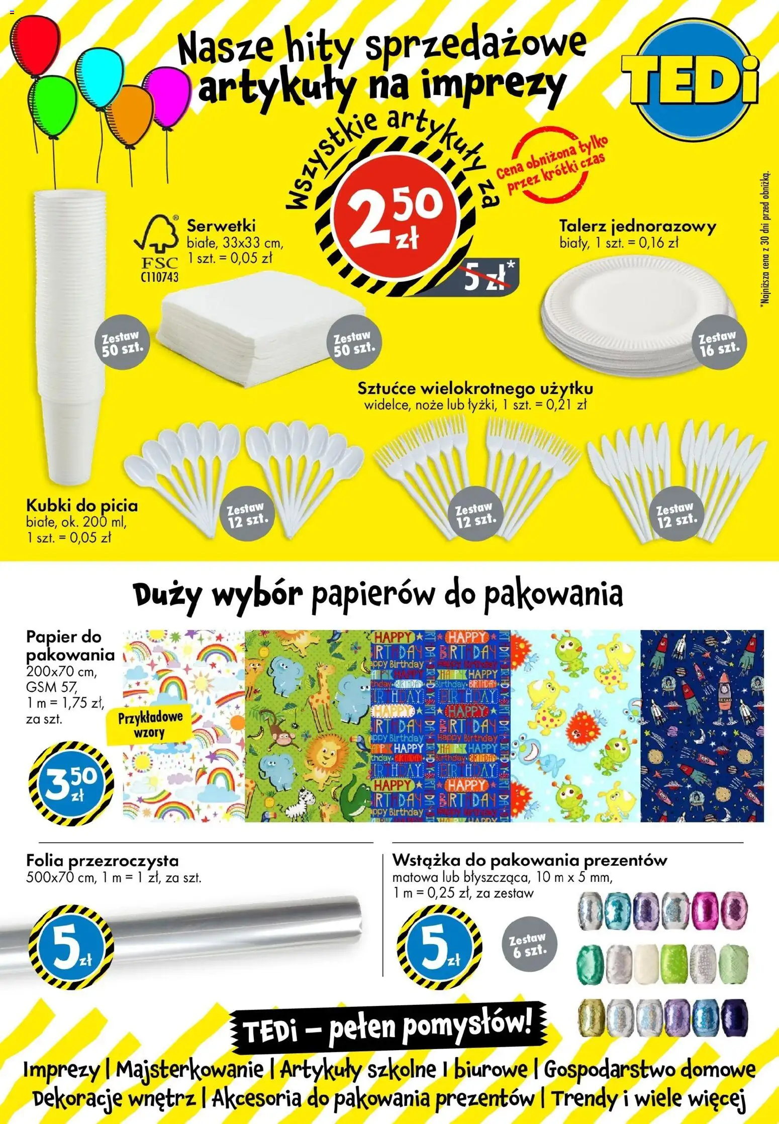 TEDi Gazetka - Namysłów  od 12.11.2025 | Strona: 11 | Produkty: Sztućce, Artykuły szkolne