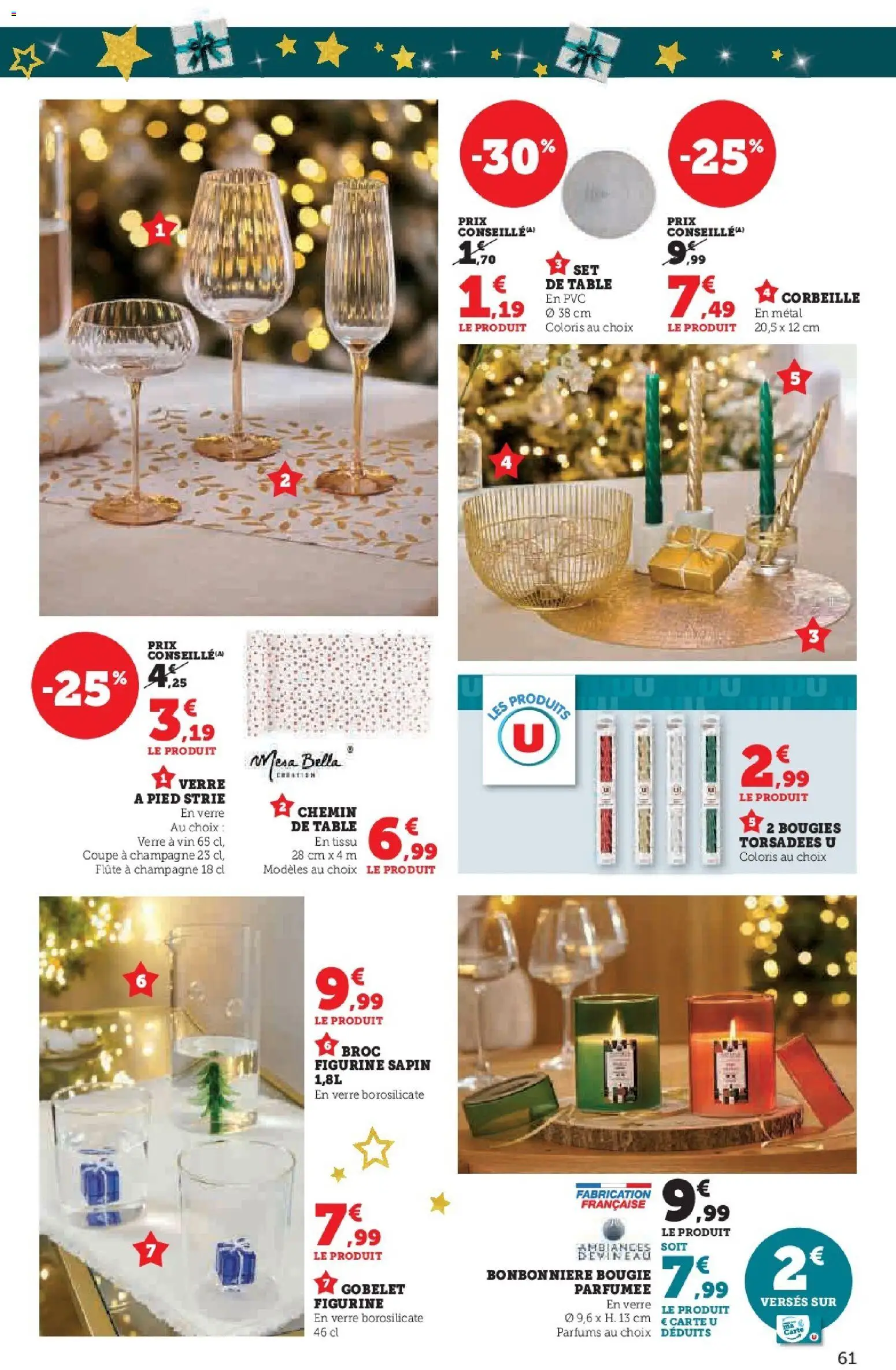 {H1} | Page: 61 | Produits: Champagne, Table, Flûte, Vin