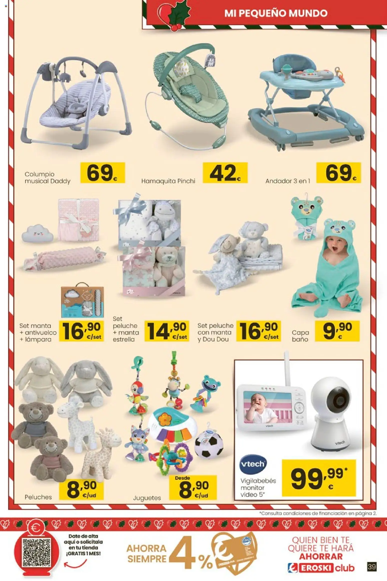 Eroski - Juguetes │ válido desde el 06.11.2025 | Página: 39 | Productos: Té, Video, Manta, Lámpara