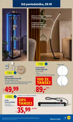 Pogląd oferty "Livarno Home Lampa stojąca LED, wys.: ok. 148 cm, 3 wzory, * najniższa cena z 30 dni przed obniżką" - ważna od 20.10.2025 | Strona: 21