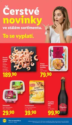 Krevety loupané vařené, 300 g, chlazené, baleno v ochranné atmosféře od 22.09.2025 | Strana: 48