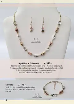 Katalógus Betly - Tiara - amely érvényes a következő dátumtól: 03.10.2025 | Oldal: 14 | Termékek: Karkötő