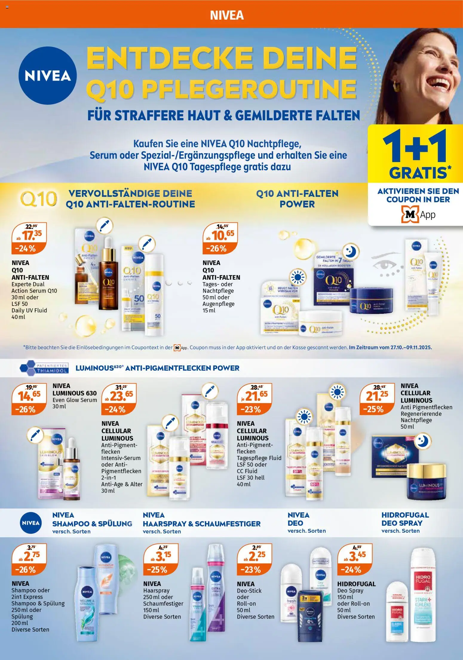 Müller Aktionen – gültig ab 30.10.2025 | Seite: 20 | Produkte: Serum, Shampoo, Haarspray, Spülung