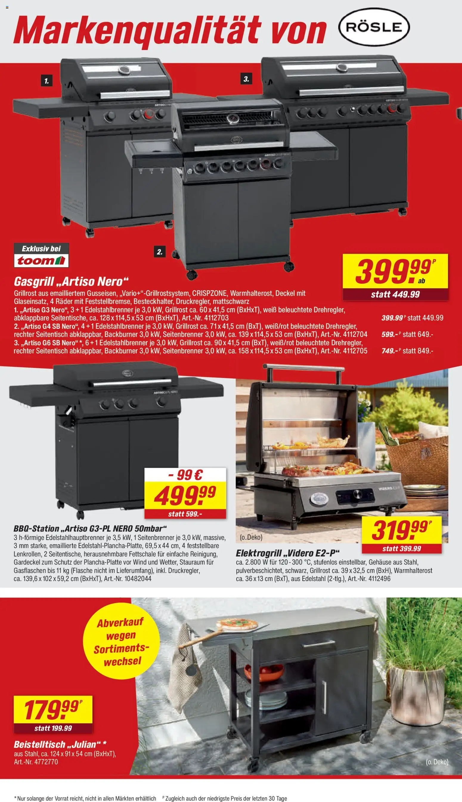 Toom Baumarkt Prospekt 	 – gültig ab 04.04.2026 | Seite: 6 | Produkte: Beistelltisch