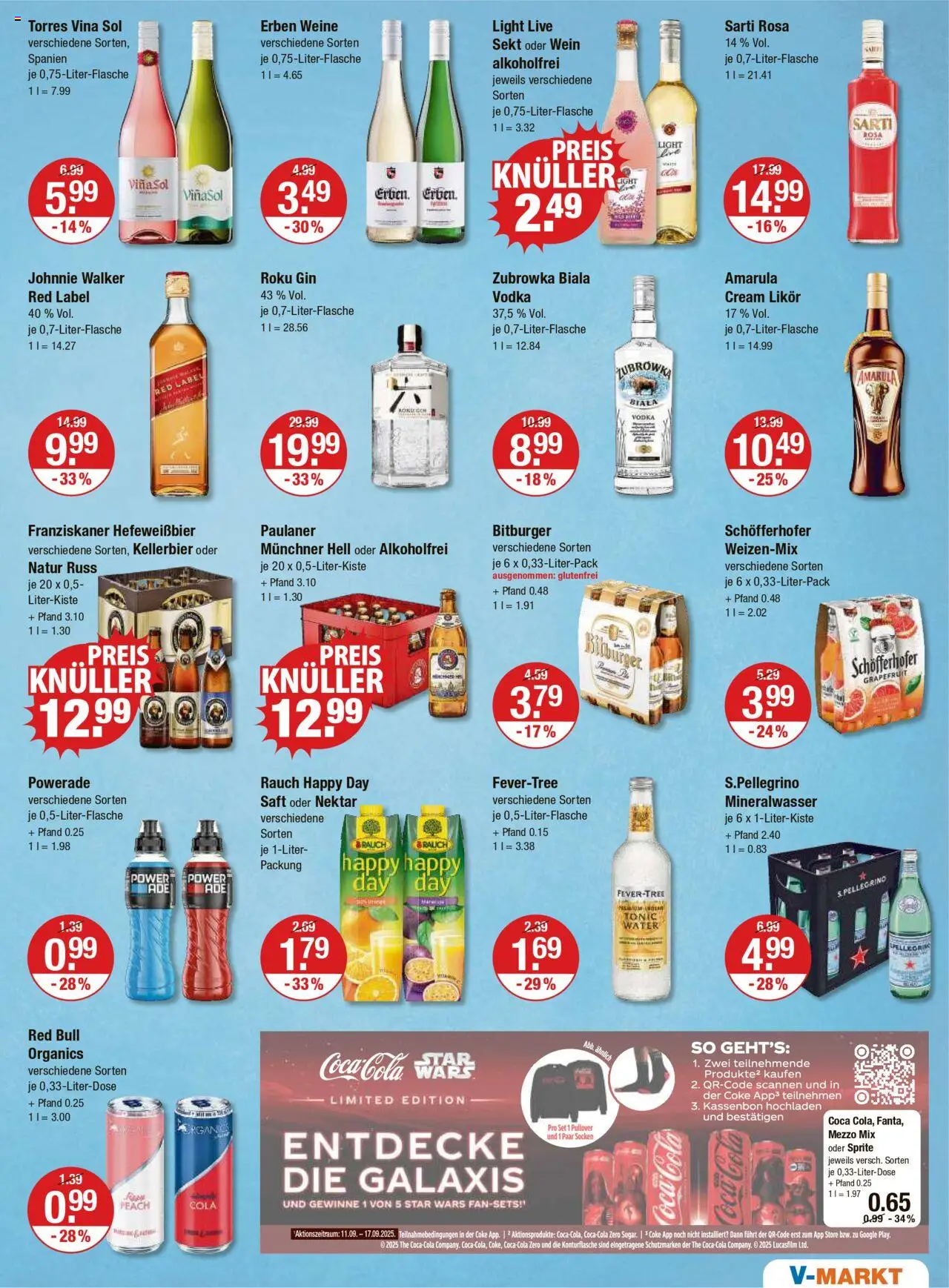 V-Markt - Oberpfalz – gültig ab 18.09.2025 | Seite: 13 | Produkte: Franziskaner, Likör, Grapefruit, Pullover