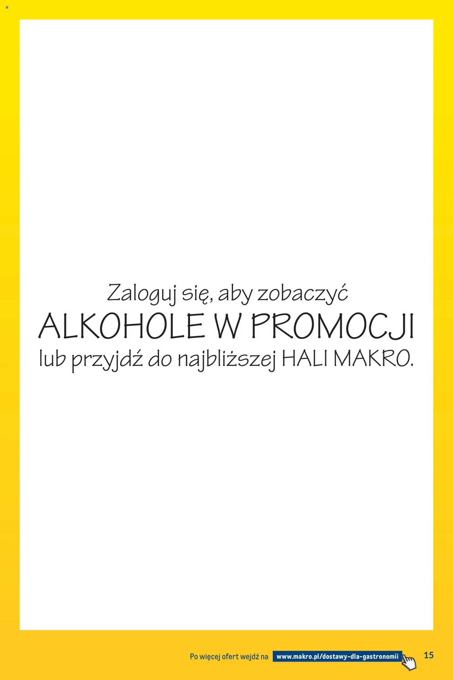 Makro gazetka - Dostawy dla gastronomii od 07.04.2026 | Strona: 15