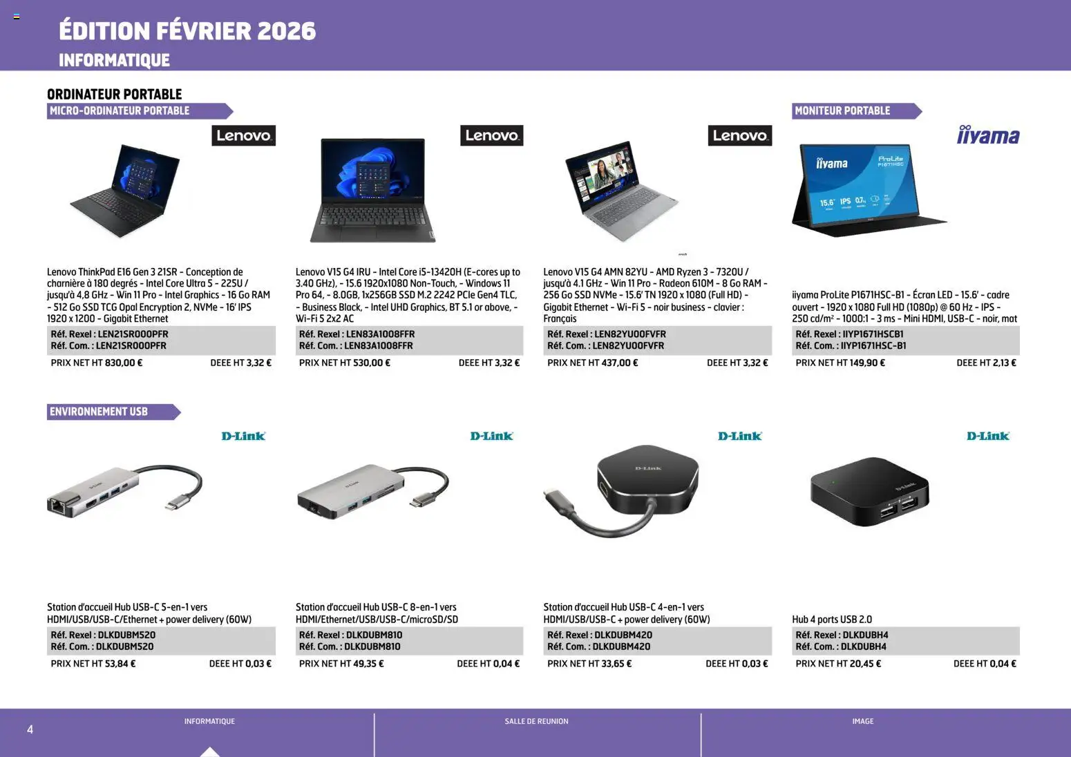 {H1} | Page: 4 | Produits: Moniteur, Ordinateur, Portable, Cadre