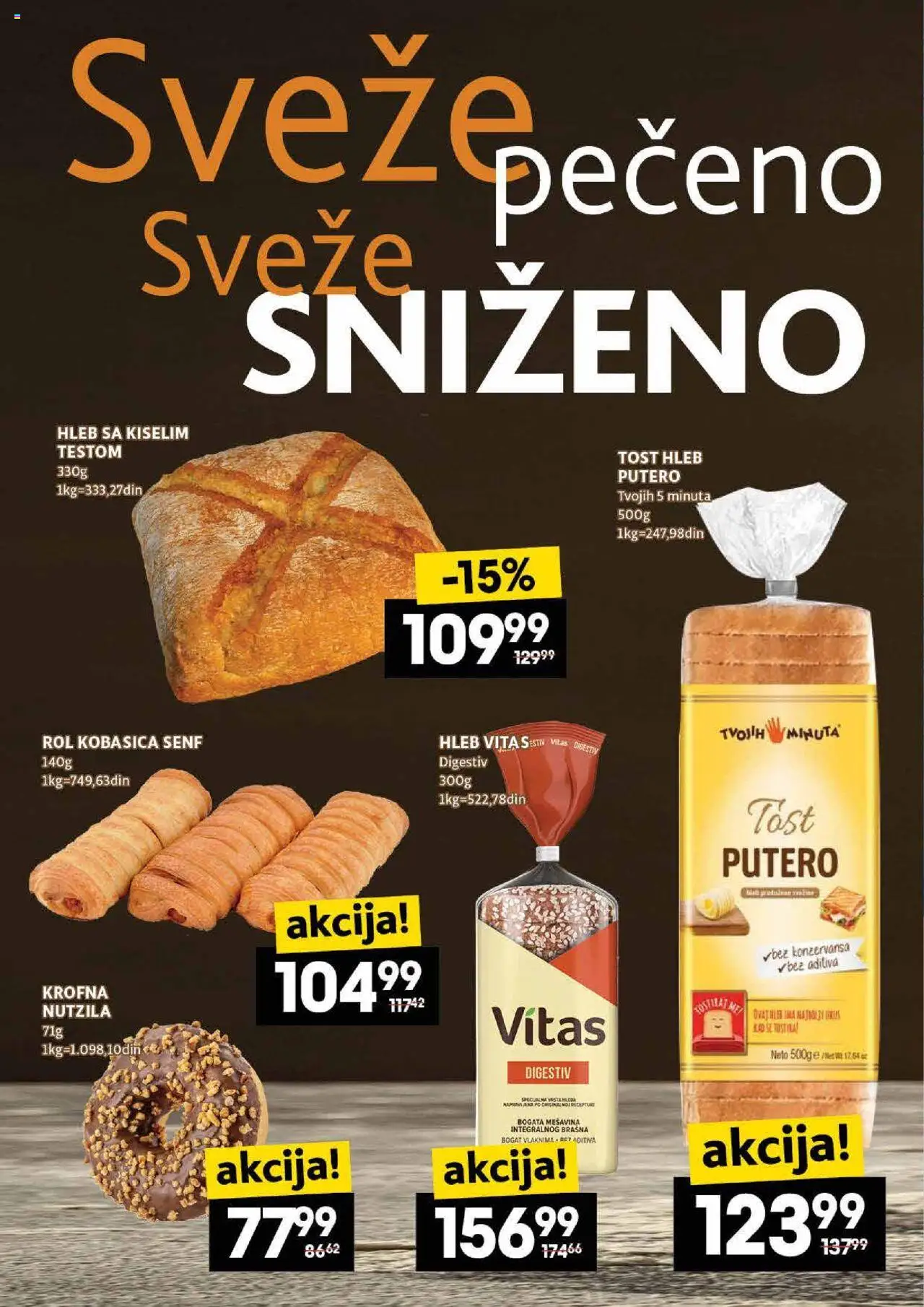 Idea katalog - važi od 16.10.2025 | Strana: 14 | Proizvode: Tost hleb, Senf, Hleb, Kobasica