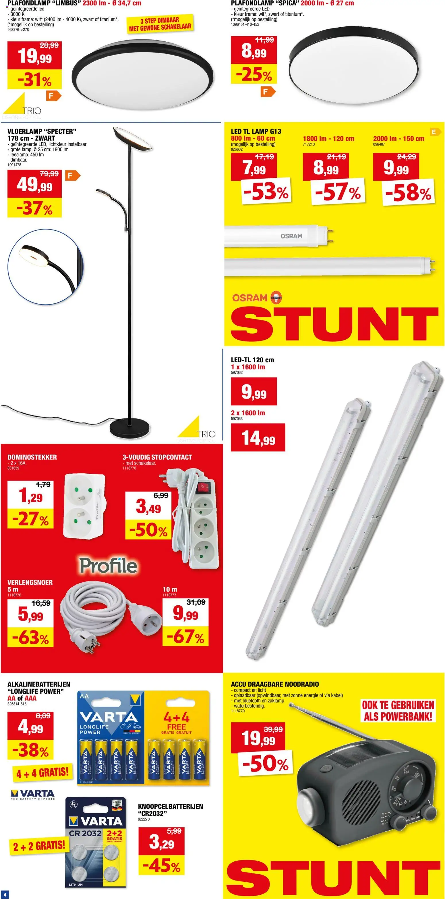 {H1} | Pagina: 4 | Producten: Kabel, Stopcontact, Lamp, Bluetooth