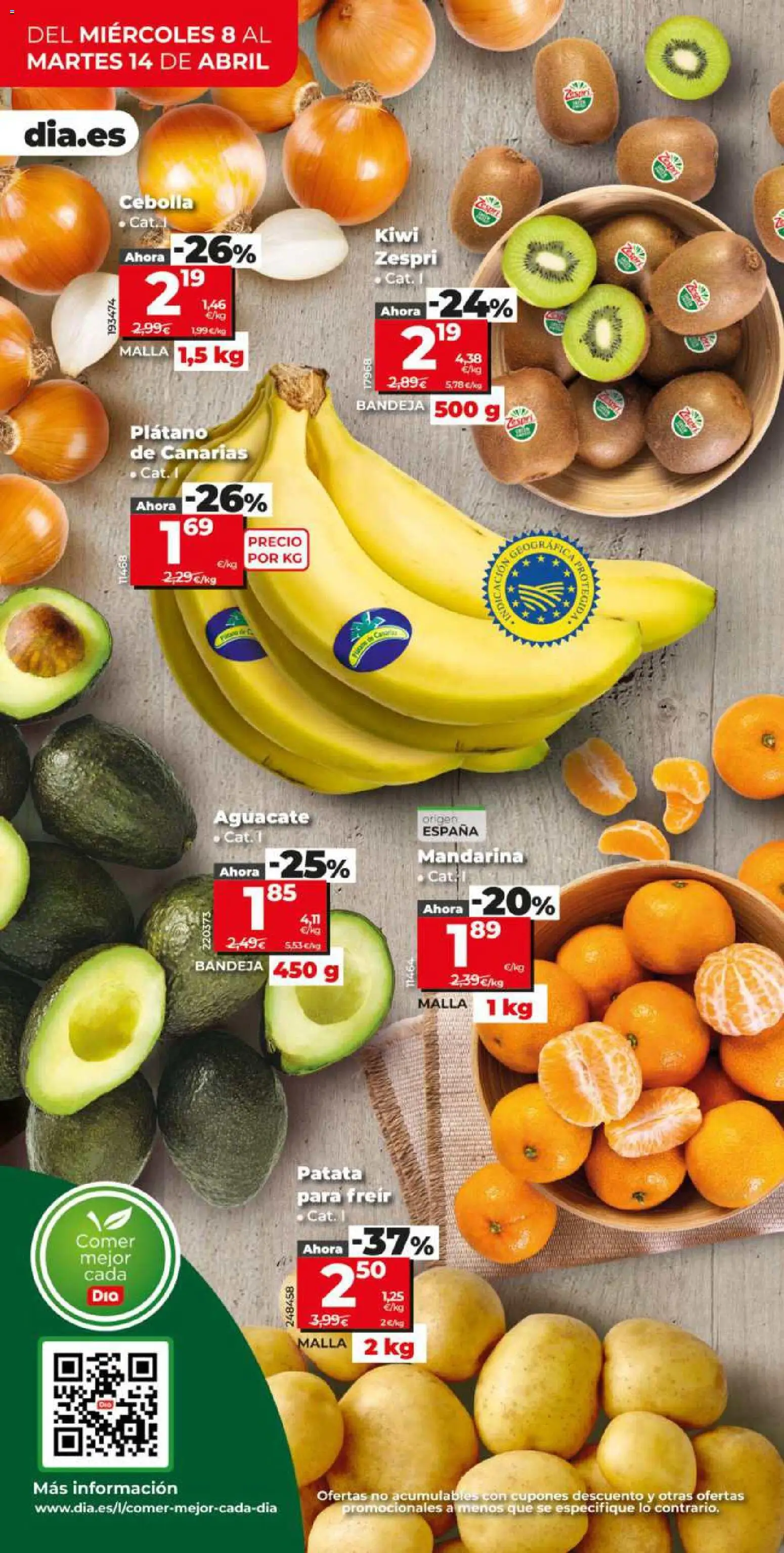 Dia - folleto Market │ válido desde el 08.04.2026 | Página: 4 | Productos: Kiwi, Παγωμένο τσάι, Bandeja