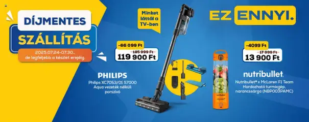 Euronics Akciós újság - amely érvényes a következő dátumtól: 24.07.2025