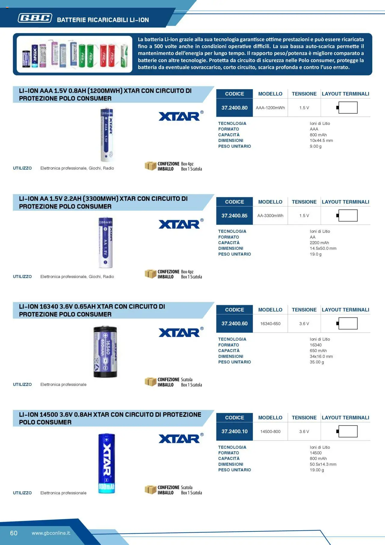 Volantino GBC del 12.04.2025 | Pagina: 60 | Prodotti: Radio, Scatola, Batteria, Batterie