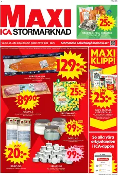 ICA Maxi - Solna - Förhandsvisning av reklamblad från butik ICA Maxi aktuell från 27.10.2025