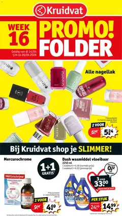 Kruidvat folder week 16 - Voorbeeld van een folder van Kruidvat, geldig van 14.04.2026