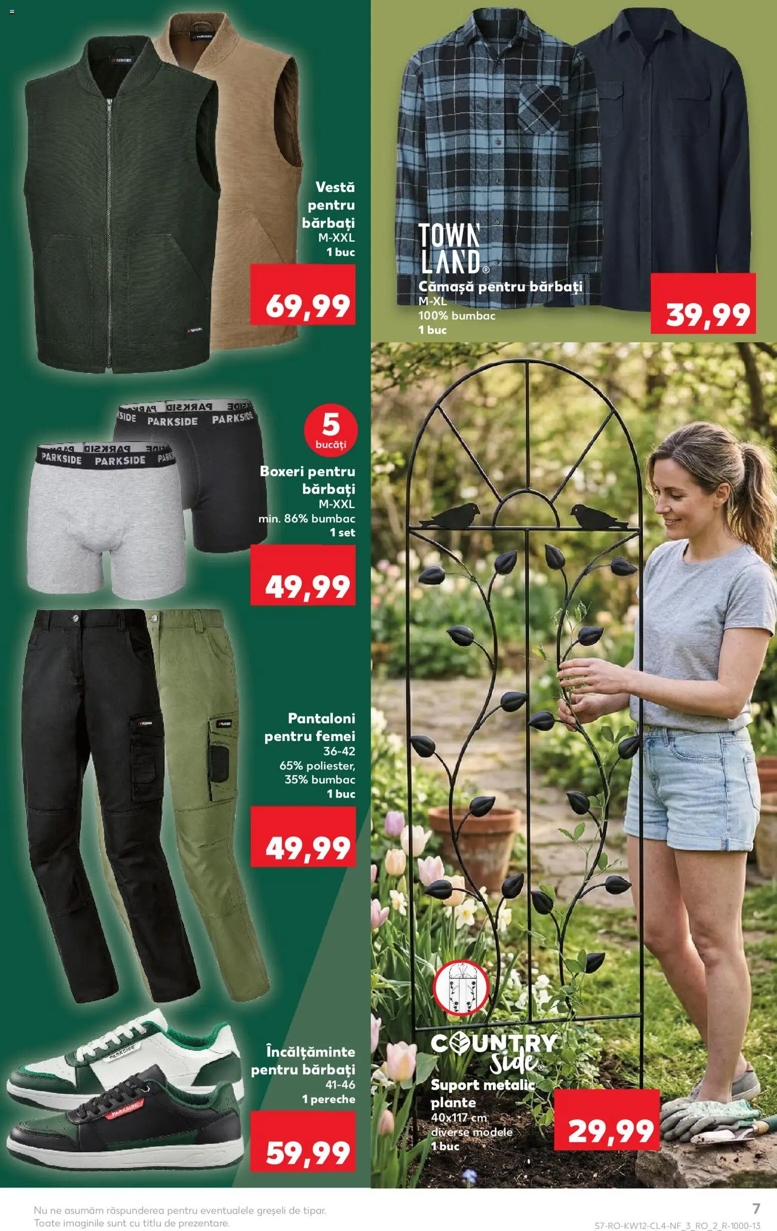 Noul catalog Kaufland – valabil de la 18.03.2026 | Pagină: 7 | Produse: Bornoz takımı, Vestă, Pantaloni, Boxeri