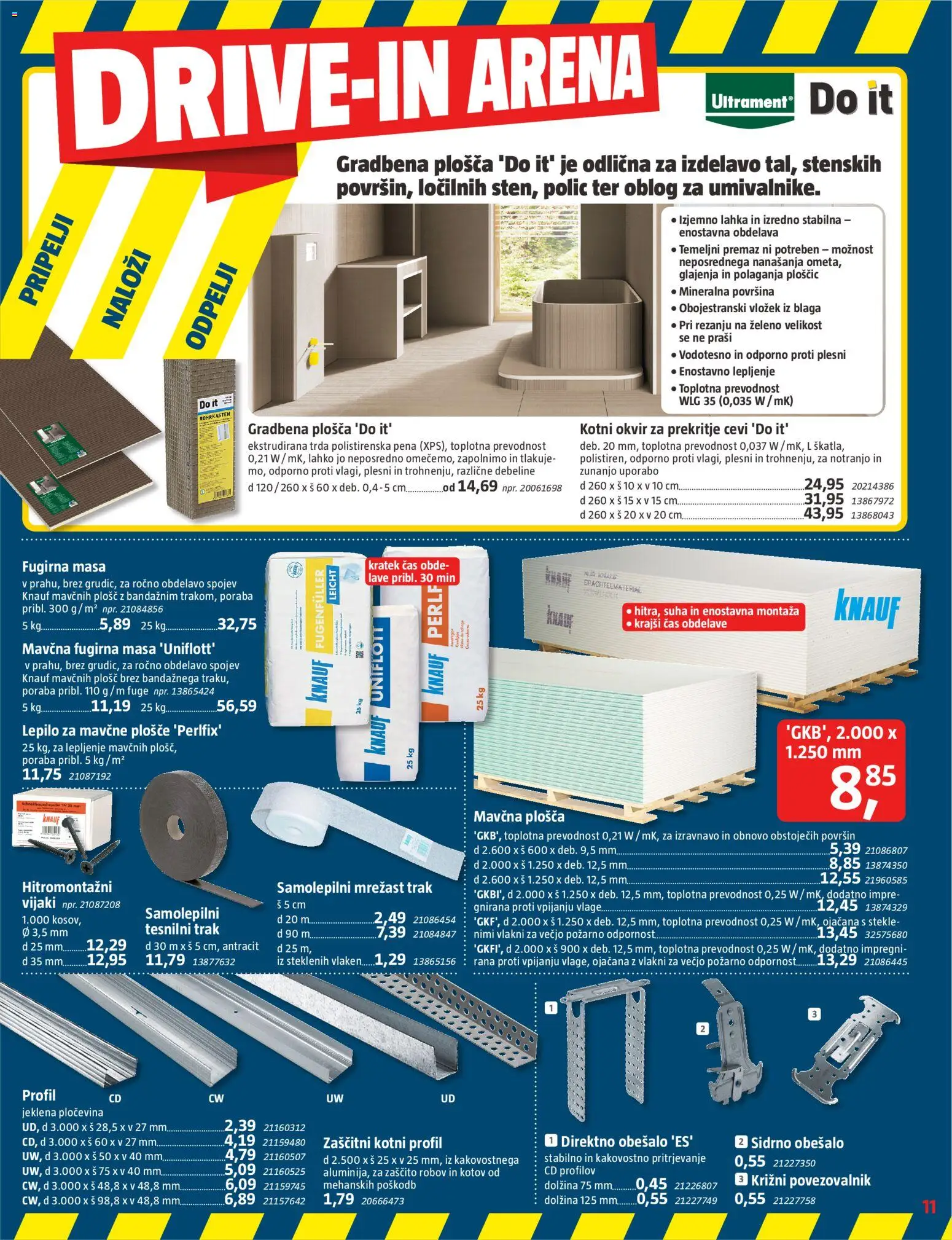 Novi Bauhaus katalog ponudbe – veljaven od 06.11.2025 | Stran: 11 | Izdelki: Okvir, Lepilo