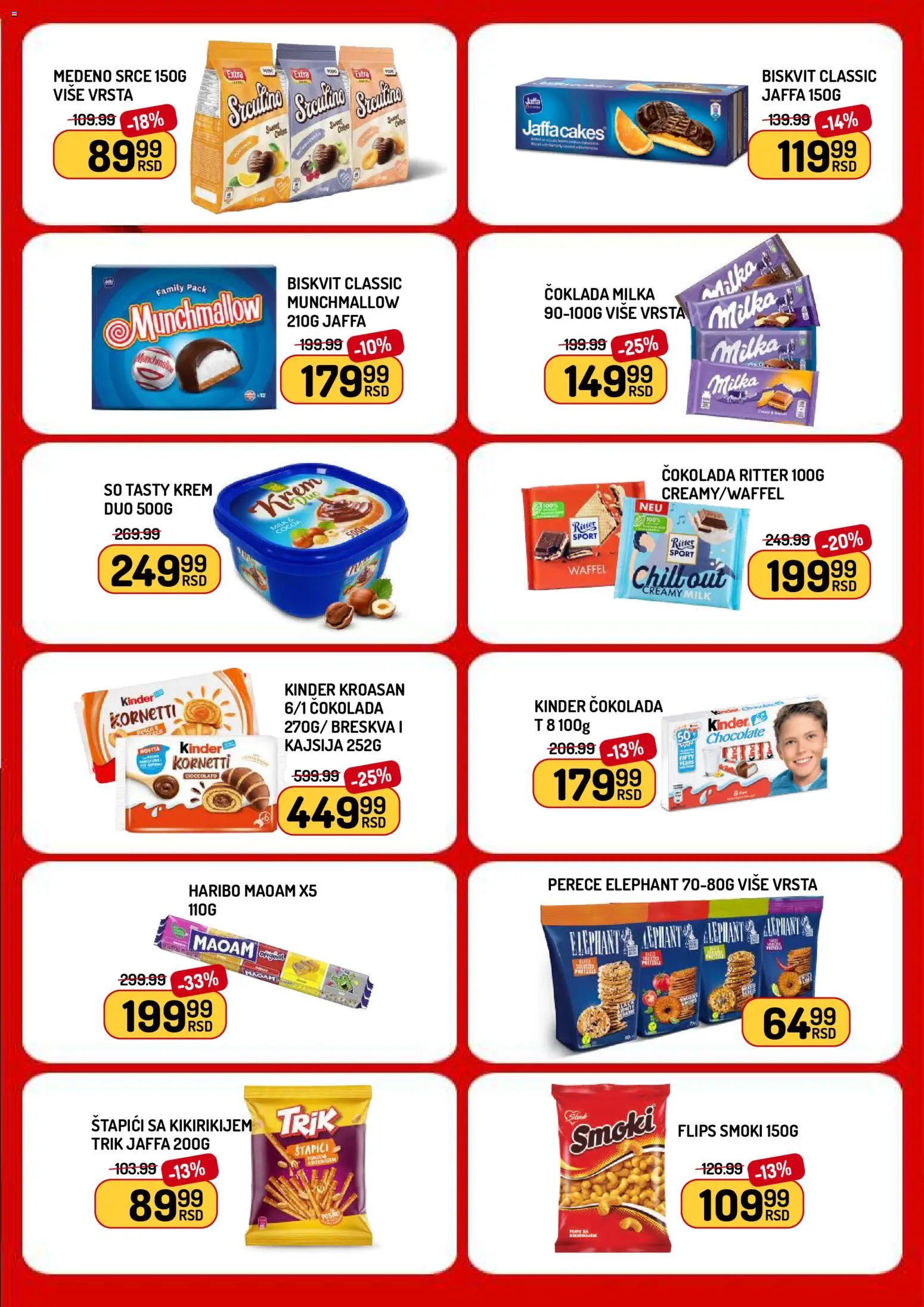 Aman katalog - važi od 05.12.2025 | Strana: 9 | Proizvode: Munchmallow, Kajsija, So, Haribo