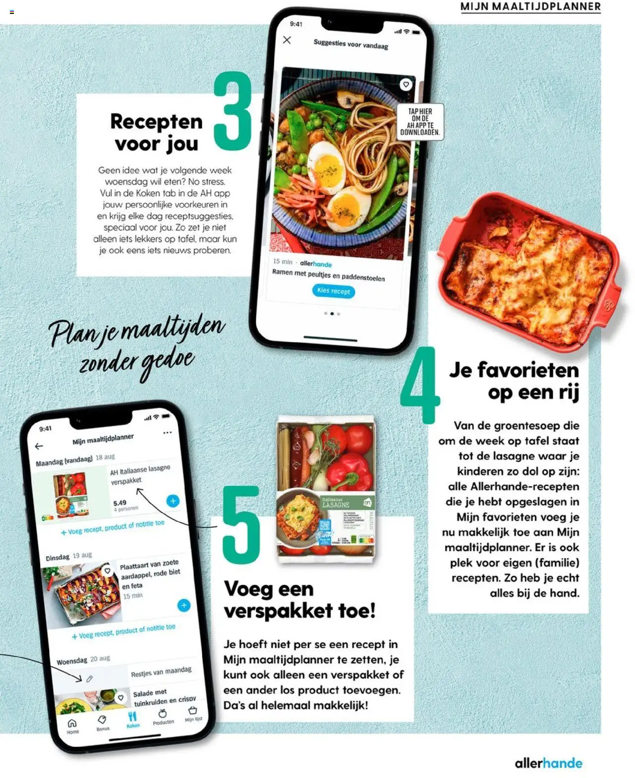  | Pagina: 111 | Producten: Salade, Lasagne, Feta, Tafel