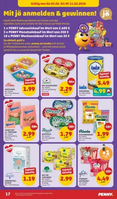 Penny Markt Flugblatt ab 05.02.2026 gültig | Seite: 17 | Produkte: Zucker