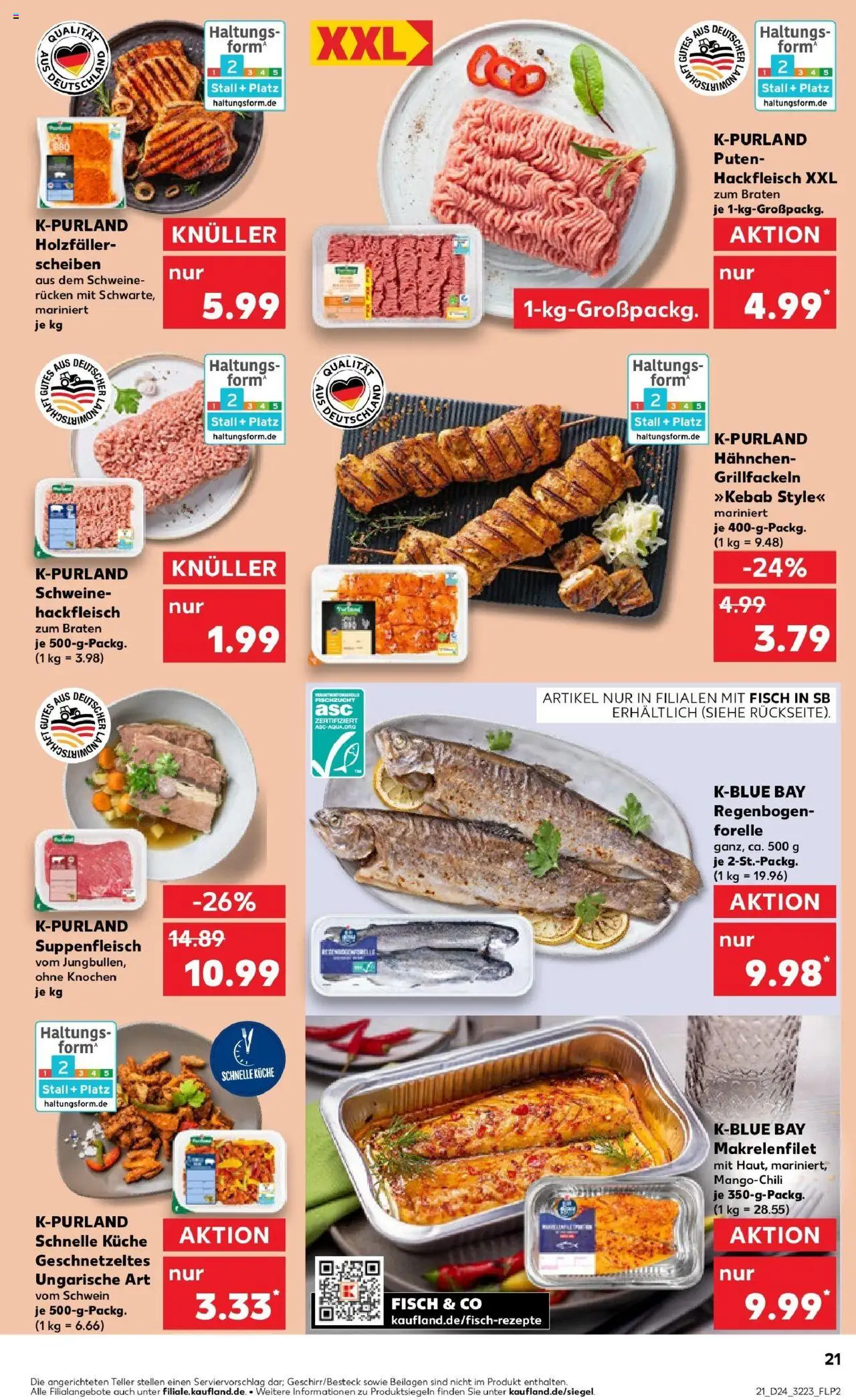 Kaufland prospekt Erkelenz	 - gültig ab dem 16.06.2025 | Seite: 36 | Produkte: Hahnchen, Küche, Suppenfleisch, Schweinerucken