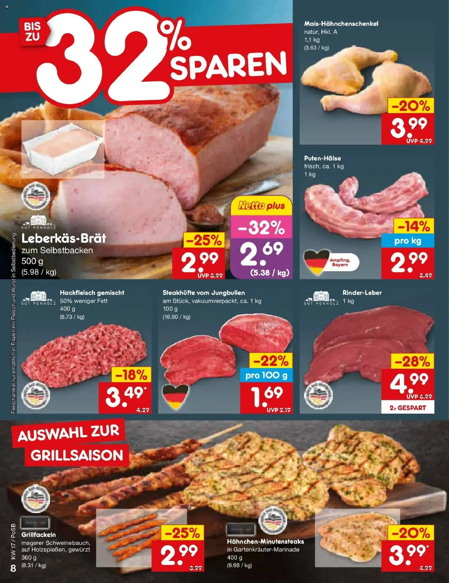 Netto Marken-Discount Prospekt Regensburg	 – gültig ab 20.04.2026 | Seite: 10 | Produkte: Wurst, Fleisch, Hackfleisch