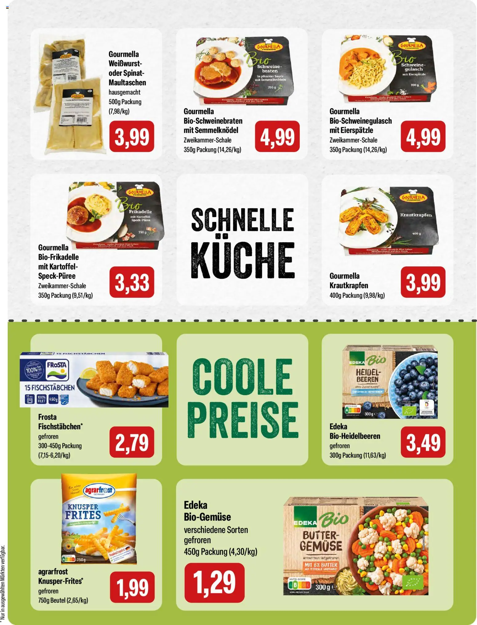 Feneberg Angebote – gültig ab 09.04.2026 | Seite: 13 | Produkte: Tisch, Frosta, Gulasch, Petersilie