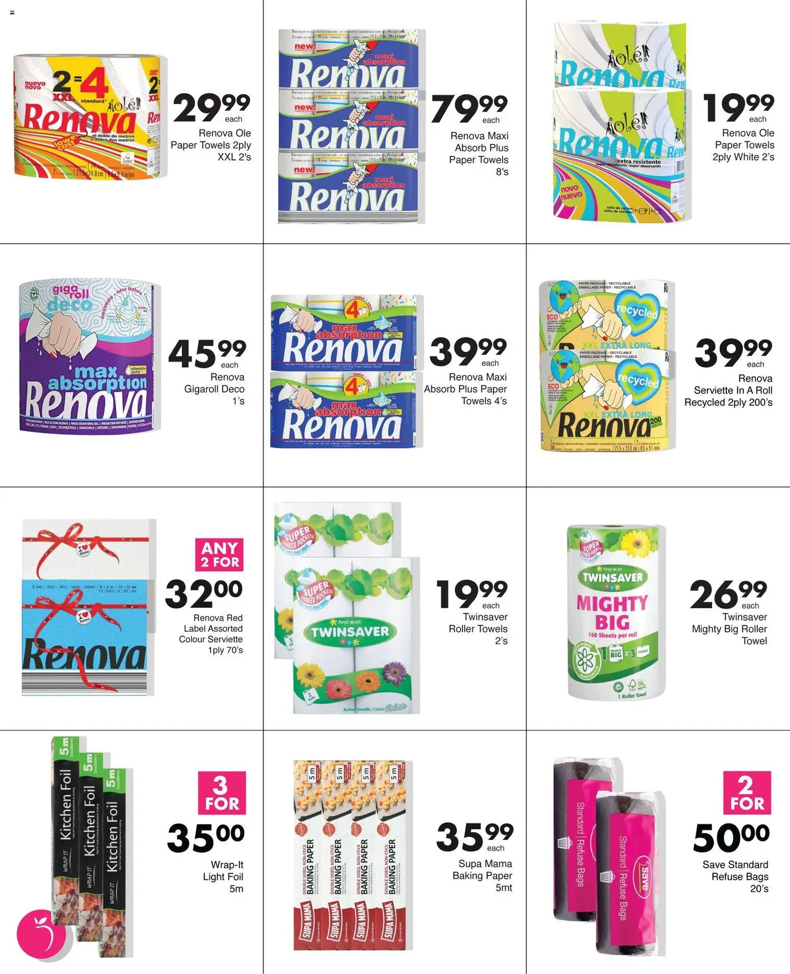 New Save catalogue – valid from 12.02.2026 | Page: 48 | Products: Towel, Light, Paper, Roller towel