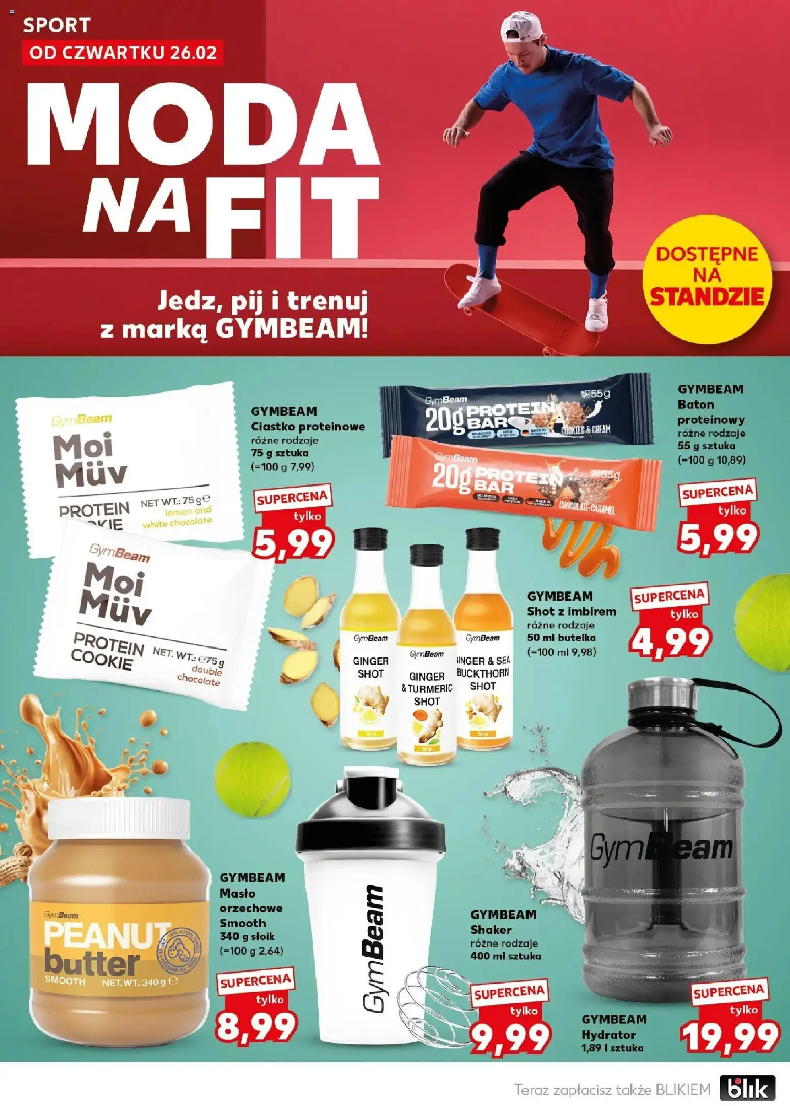 Kaufland gazetka - Mocny start od 02.03.2026 | Strona: 22 | Produkty: Baton, Masło