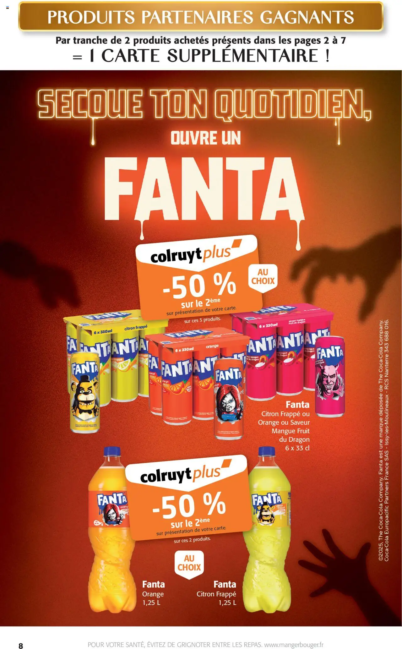 {H1} | Page: 8 | Produits: Citron, Mangue, Orange, Thé