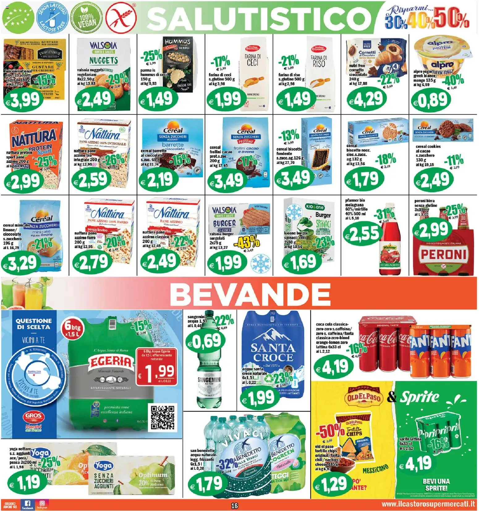 Volantino Il Castoro del 07.11.2025 | Pagina: 16 | Prodotti: Pane, Tè, Cornetto, Frollini