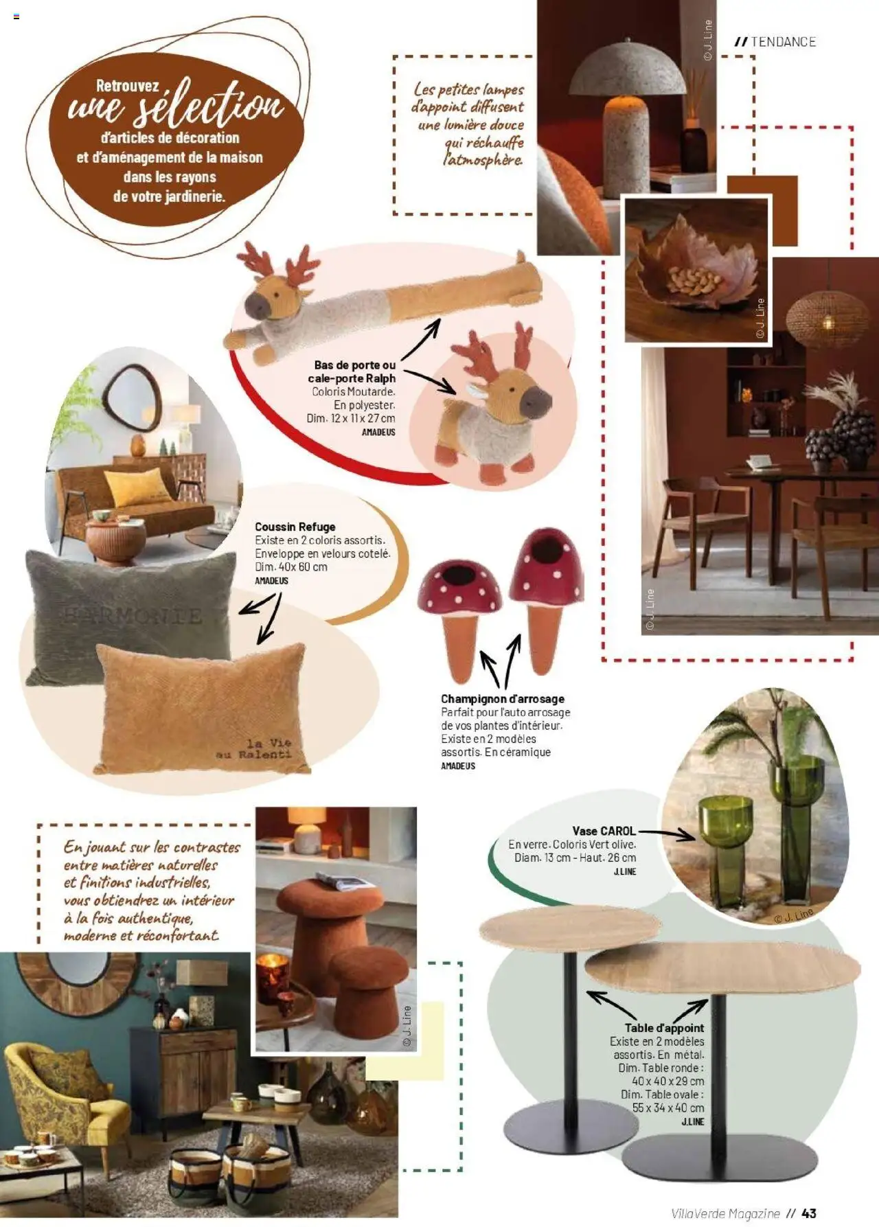 {H1} | Page: 43 | Produits: Porte, Table, Vase, Champignon