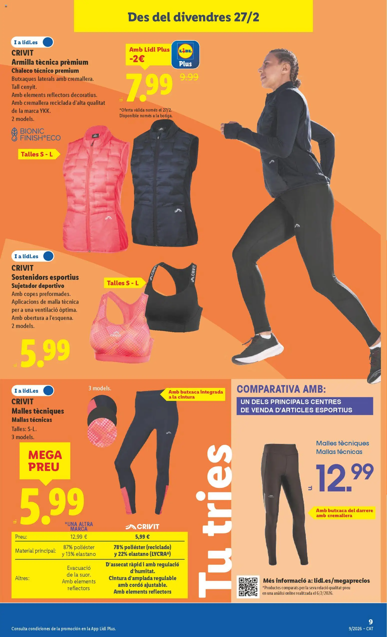 Lidl folleto de bazar │ válido desde el 23.02.2026 | Página: 9 | Productos: Chaleco