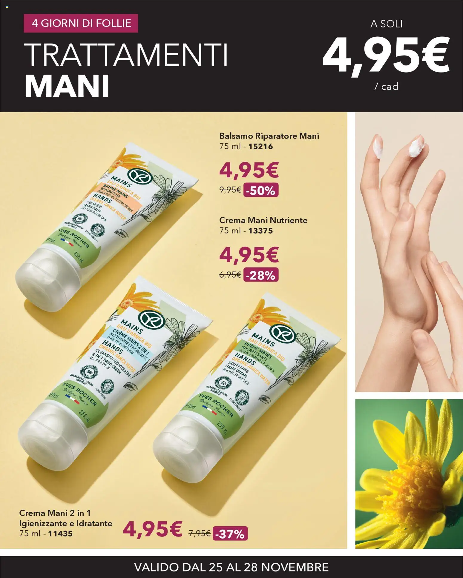 Volantino Yves Rocher del 25.11.2025 | Pagina: 5 | Prodotti: Balsamo, Crema