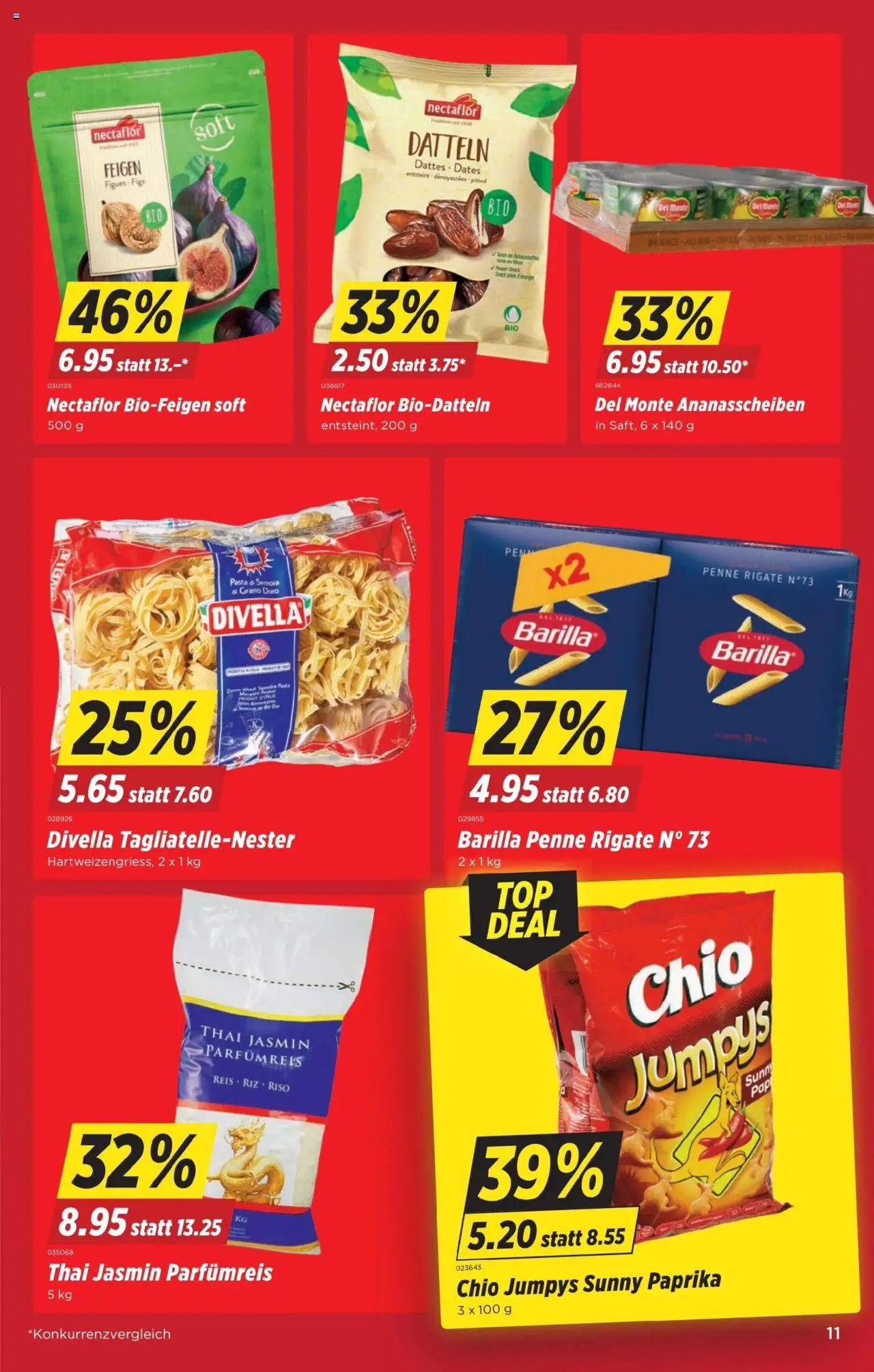 Denner Aktionen – gültig ab 07.10.2025 | Seite: 11 | Produkte: Barilla, Pasta