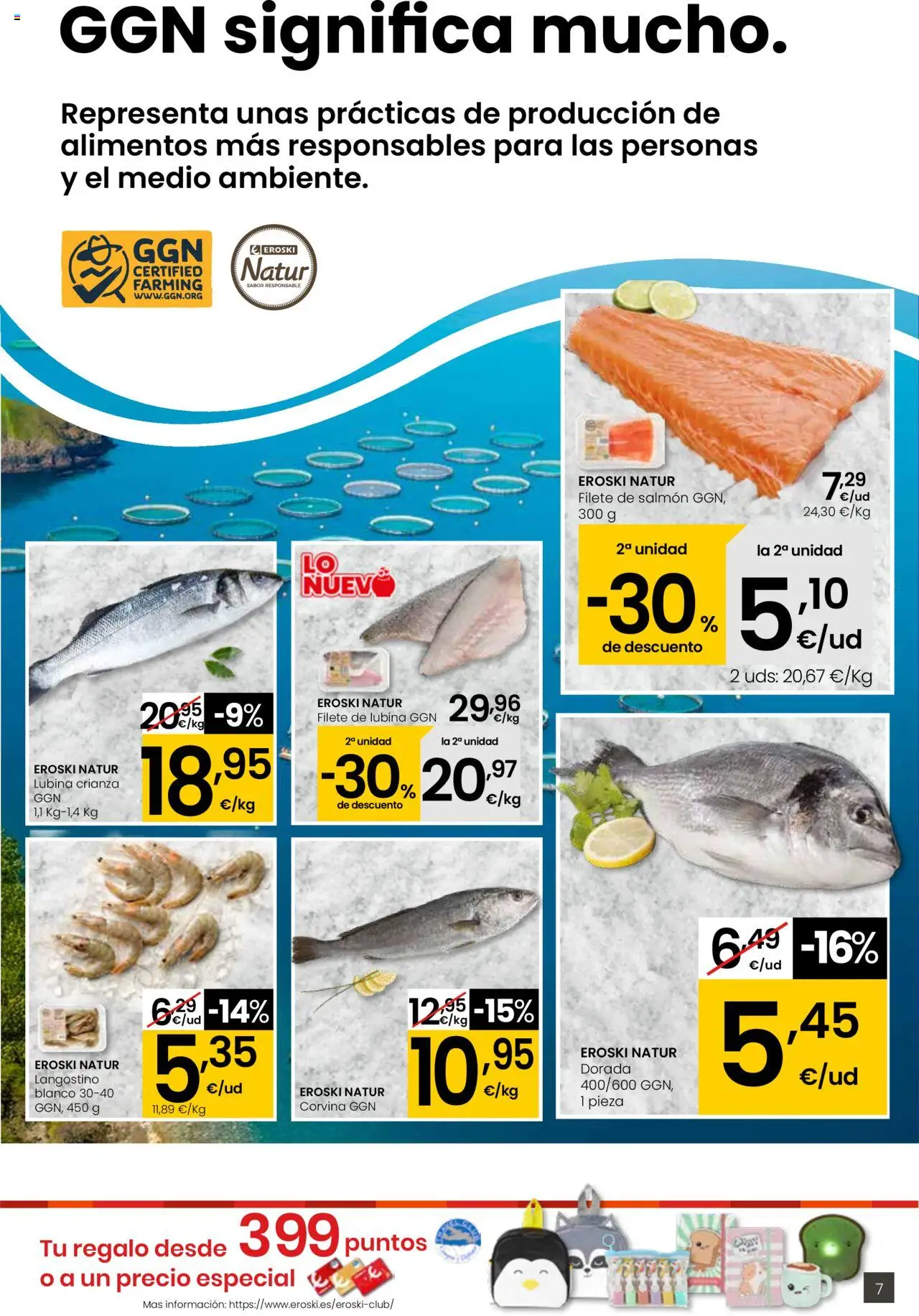Eroski - Ofertón │ válido desde el 18.09.2025 | Página: 7 | Productos: Παιχνίδια, Filete, Κούβα, Langostino