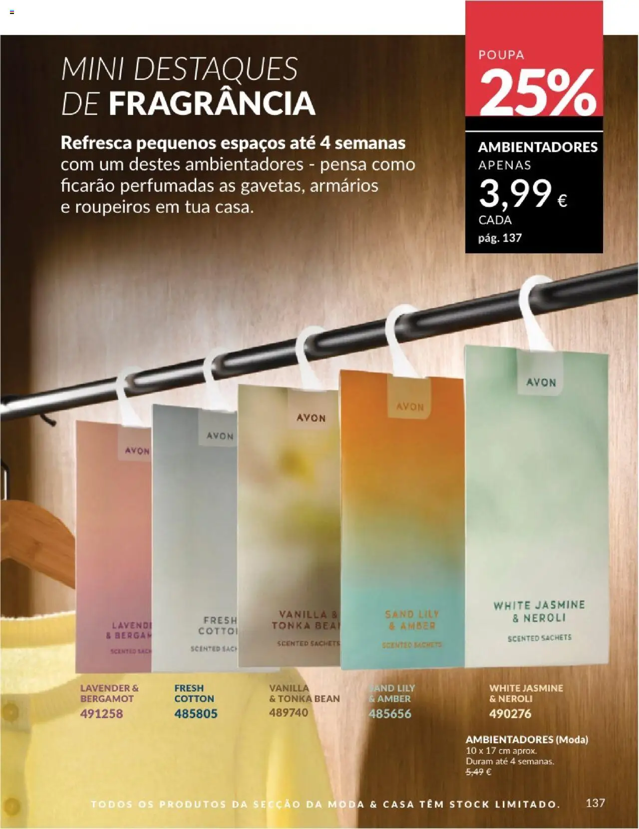 Catálogo Avon Campanha 8 │ válido de 01.08.2025 | Página: 137 | Produtos: Fragrância, Roupeiros