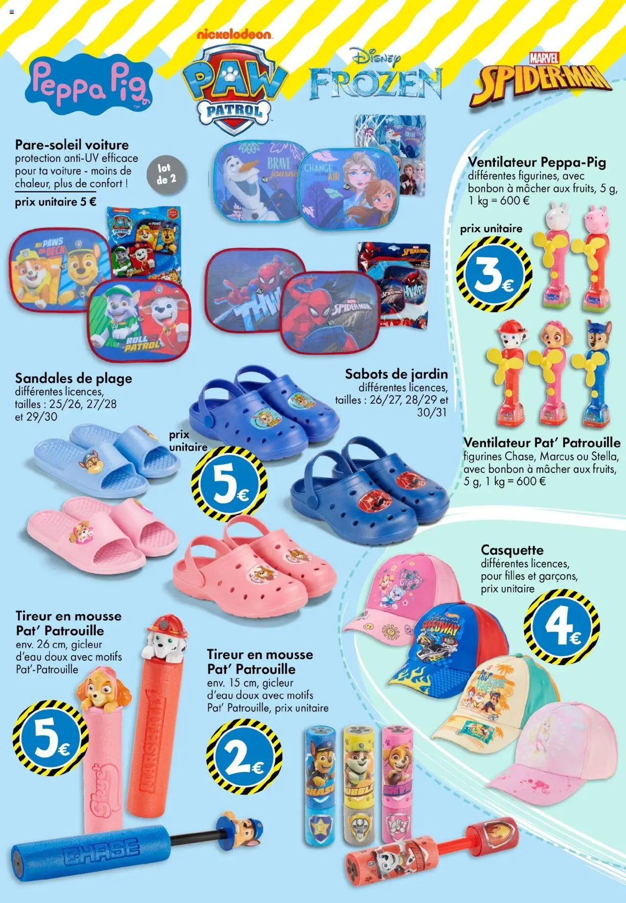  | Page: 11 | Produits: Sabots de jardin, Figurines, Sandales, Casquette