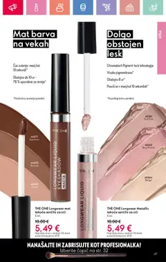 Oriflame katalog 10 │ velja od 13.07.2025 | Stran: 47 | Izdelki: Licila, Copic, Sencilo za oci, Barva