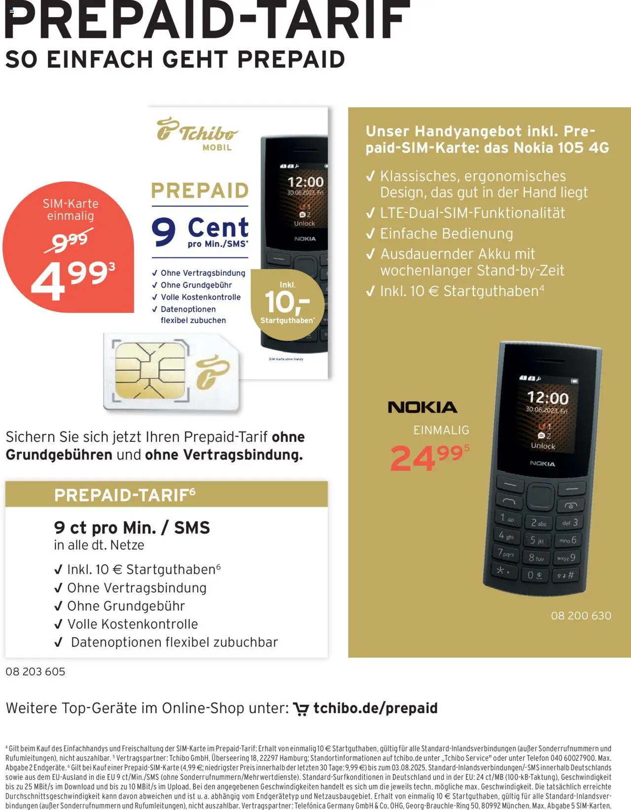 Angebote Tchibo - gültig ab dem 01.08.2025 | Seite: 159 | Produkte: Nokia, Telefon