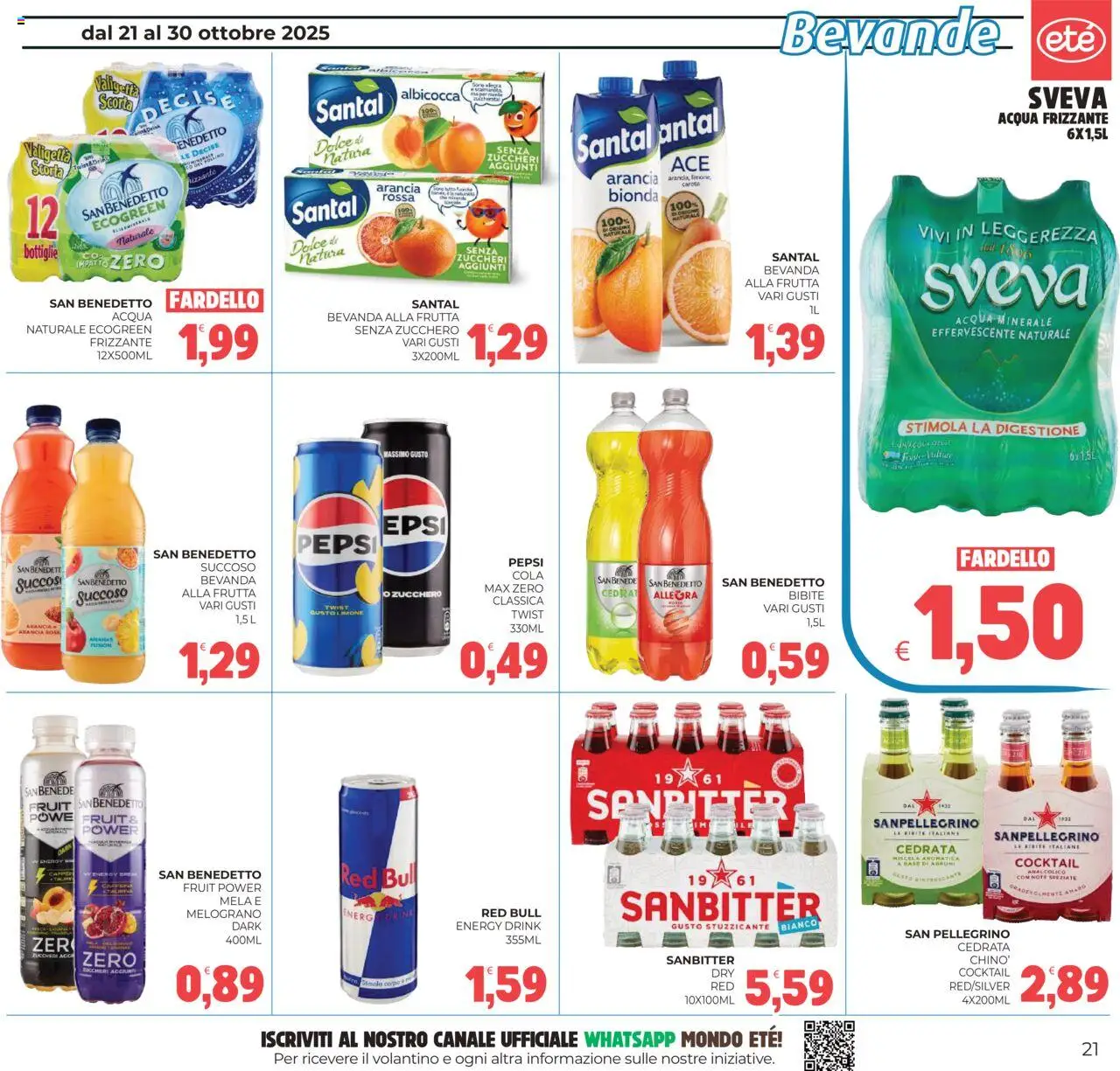 Volantino Eté del 21.10.2025 | Pagina: 21 | Prodotti: Zucchero, Limone, Ananas, Amaro