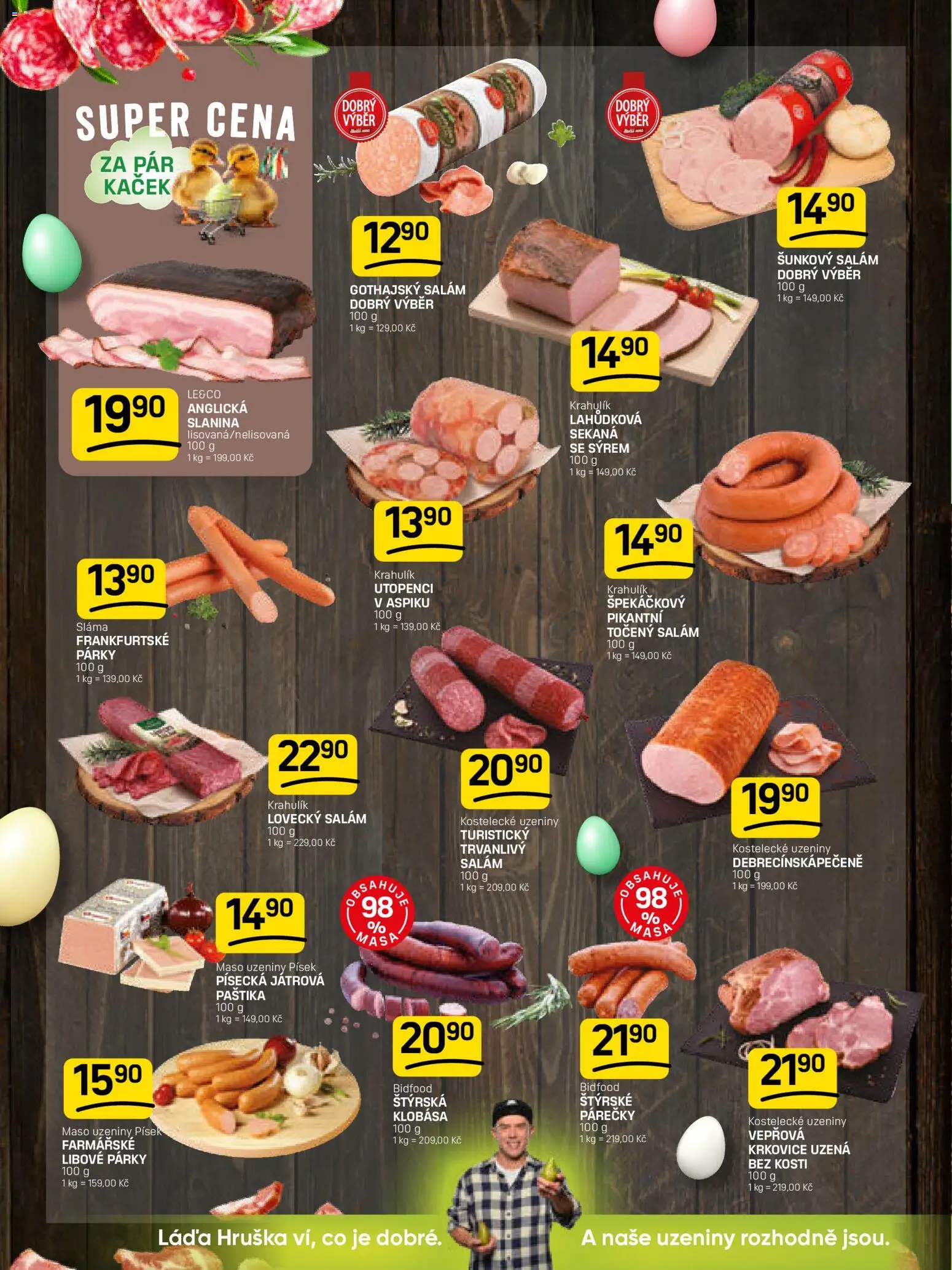 Flop leták od 04.03.2026 | Strana: 2 | Produkty: Klobása, Točený salám, Maso, Paštika