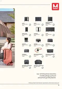 Masku-mainoslehti voimassa 09.03.2026 alkaen | Sivu: 99 | Tuotteet: Jääkaappi, Kaasugrilli, Kaappi