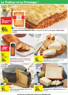 Carrefour - Prévisualisation de Carrefour Un noël pour tous les goûts, Black Friday valide à partir de 25.11.2025 | Page: 20 | Produits: Beaufort, Lasagnes, Lait