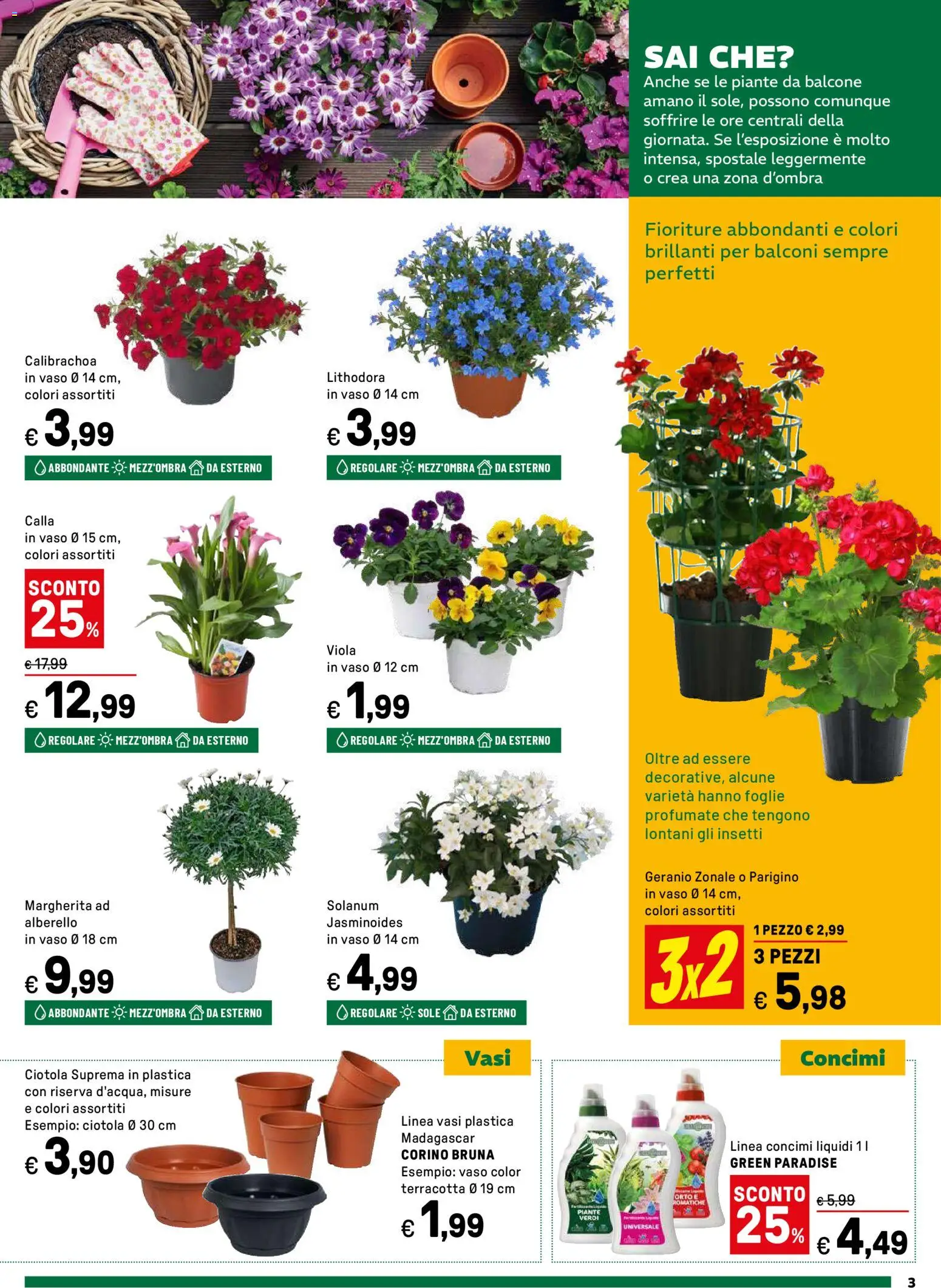Volantino Iper del 16.03.2026 | Pagina: 3 | Prodotti: Ciotola, Vaso