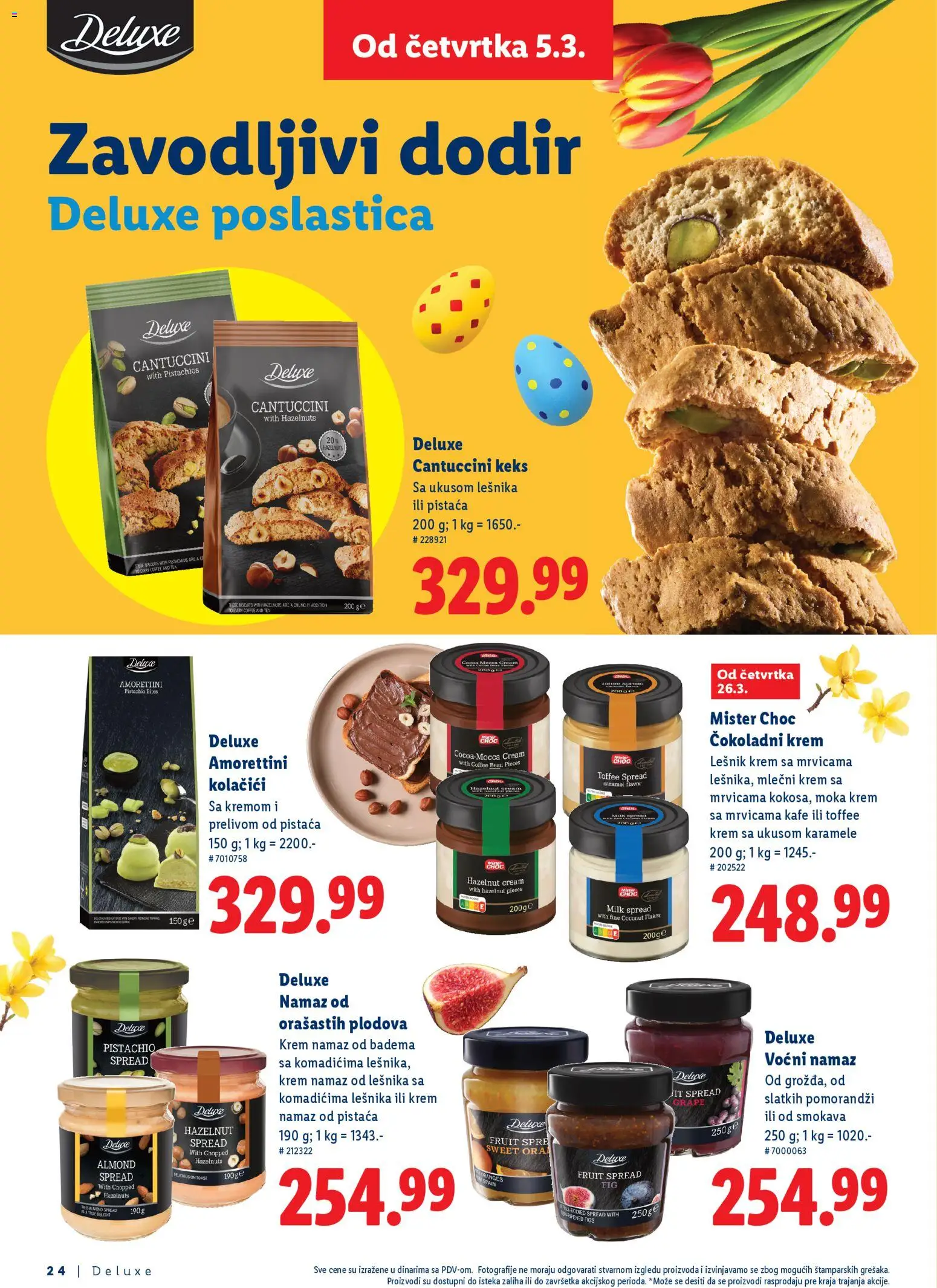 Lidl katalog - važi od 05.03.2026 | Strana: 24 | Proizvode: Keks, Kolačići, Lešnik