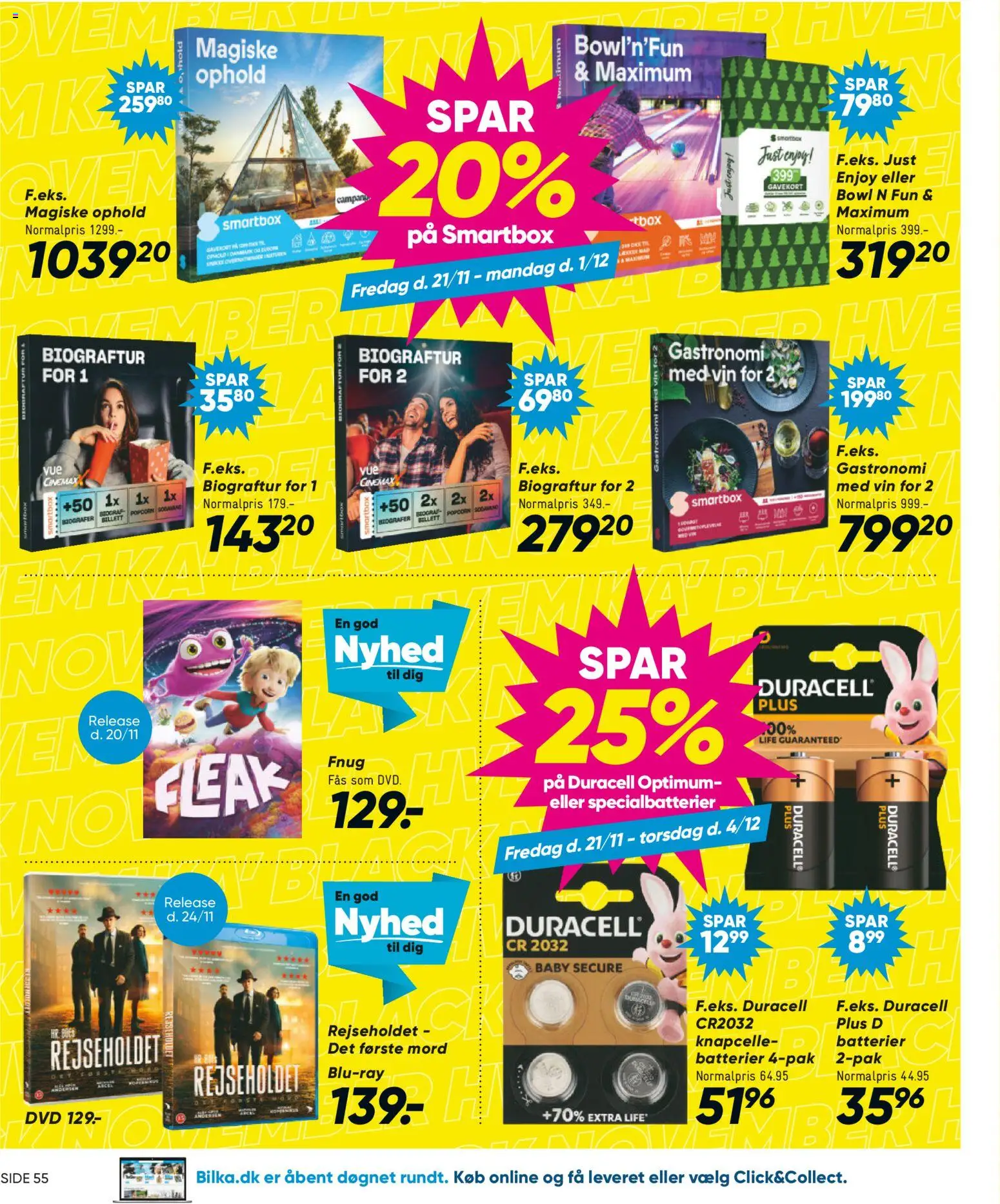 Bilka tilbudsavis – gyldig fra 21.11.2025 | Side: 10 | Produkter: Vin, Popcorn, Batterier, Søm