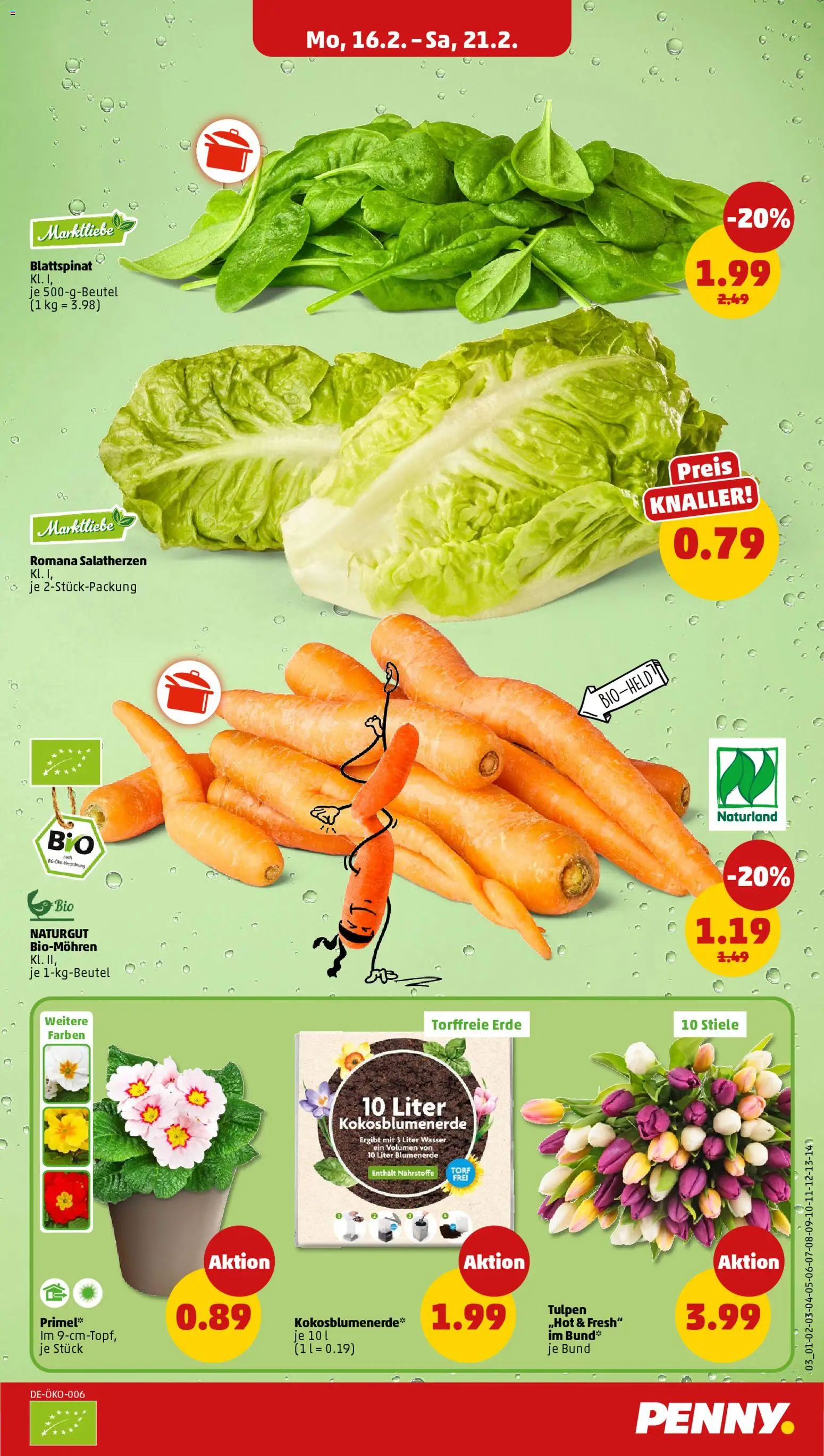 Penny Prospekt 	 – gültig ab 16.02.2026 | Seite: 5 | Produkte: Blumenerde, Wasser